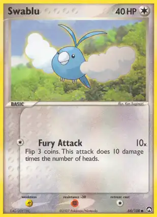 Swablu 66/108 EX Power Keepers