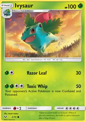 Ivysaur 2/73 Shining Legends