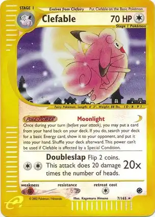 Clefable 7/165 Expedition Base Set