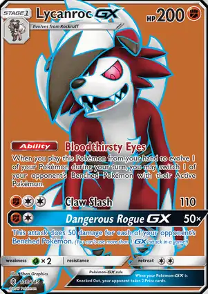Lycanroc-GX 138/145 Guardians Rising