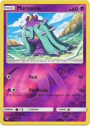 Mareanie 105/214 Lost Thunder