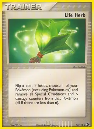 Life Herb 93/112 EX FireRed & LeafGreen
