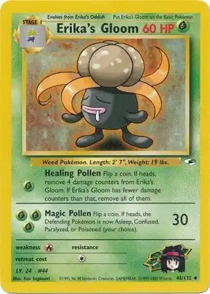 Erika's Gloom 45/132 Gym Heroes