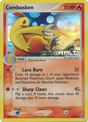 Combusken 25/106 EX Emerald