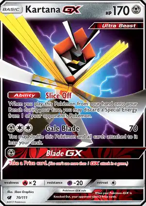 Kartana-GX 70/111 Crimson Invasion
