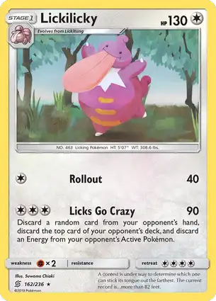 Lickilicky 162/236 Unified Minds