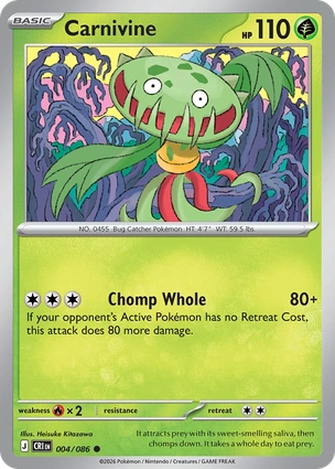 Carnivine 004/086 Chaos Rising