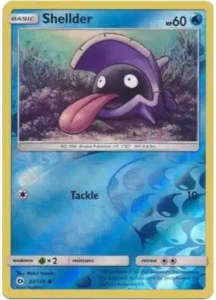 Shellder 33/149 Sun & Moon