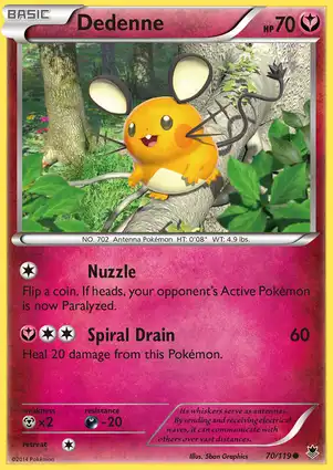 Dedenne 70/119 Phantom Forces