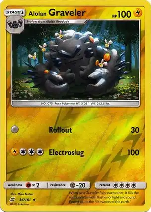 Alolan Graveler 36/181 Team Up