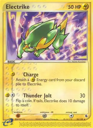 Electrike 30/109 EX Ruby & Sapphire
