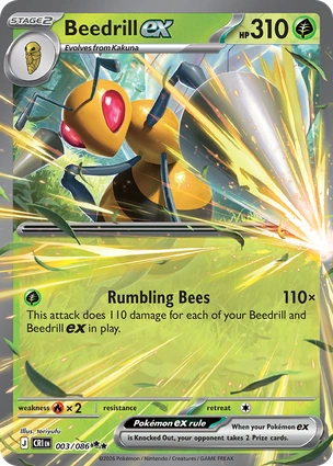 Beedrill ex 003/086 Chaos Rising