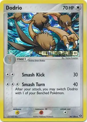 Dodrio 26/106 EX Emerald