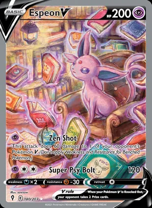 Espeon V 180/203 Evolving Skies