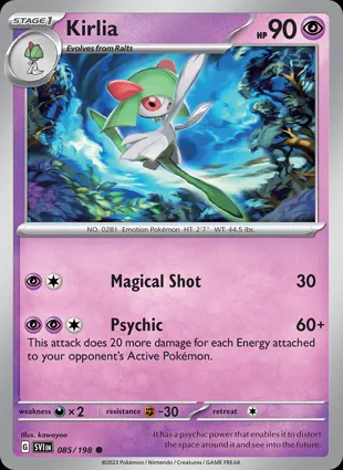 Kirlia 085/198 Scarlet & Violet