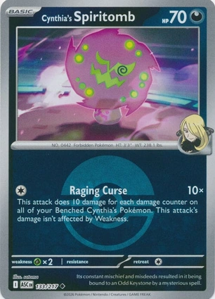 Cynthia's Spiritomb 133/217 Ascended Heroes
