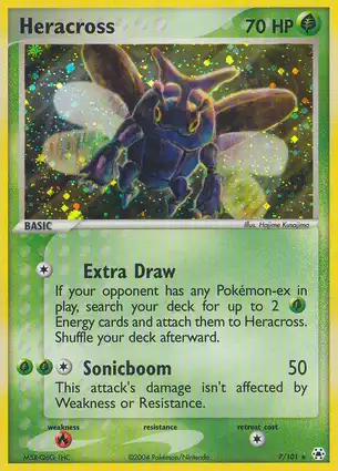 Heracross 7/101 EX Hidden Legends