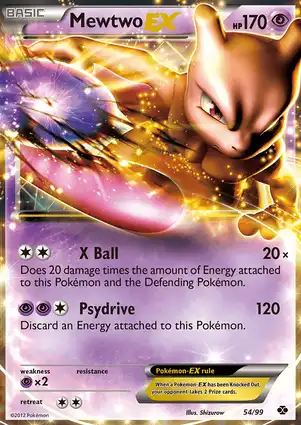 Mewtwo-EX 54/99 Next Destinies