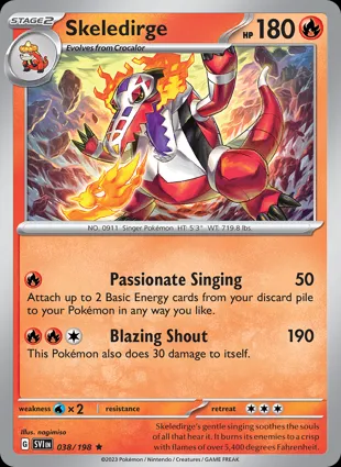 Skeledirge 038/198 Scarlet & Violet