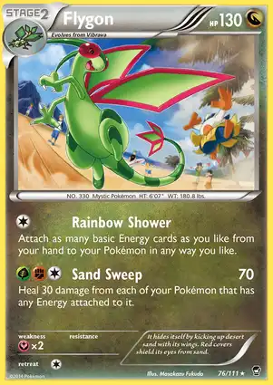 Flygon 76/111 Furious Fists