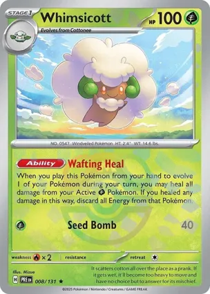 Whimsicott 008/131 Prismatic Evolutions