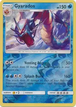 Gyarados 33/147 Burning Shadows