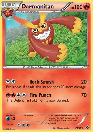 Darmanitan 21/98 Emerging Powers