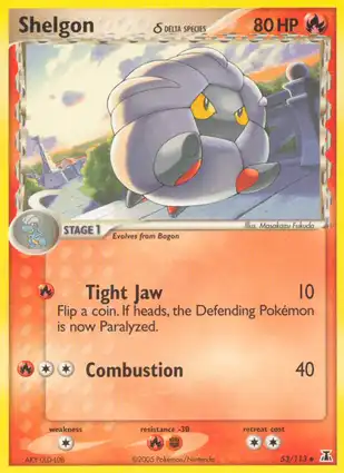 Shelgon 53/113 EX Delta Species