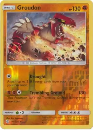 Groudon 113/236 Cosmic Eclipse