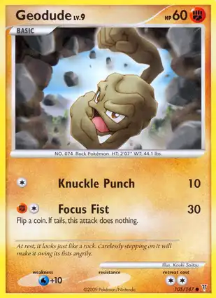 Geodude 105/147 Supreme Victors