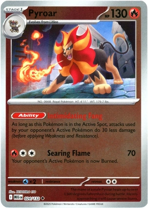 Pyroar 024/132 Mega Evolution