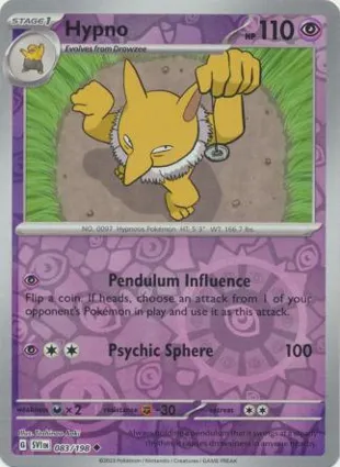 Hypno 083/198 Scarlet & Violet