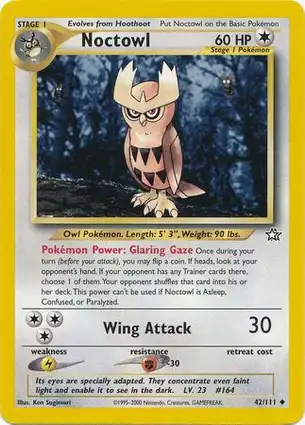 Noctowl 42/111 Neo Genesis