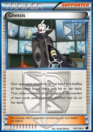 Ghetsis 101/116 Plasma Freeze
