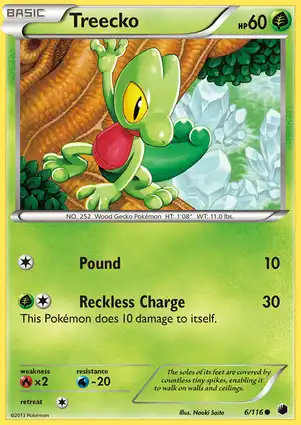 Treecko 6/116 Plasma Freeze