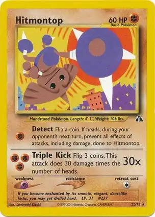Hitmontop 22/75 Neo Discovery