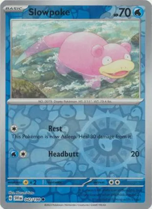 Slowpoke 042/198 Scarlet & Violet