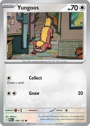 Yungoos 109/132 Mega Evolution