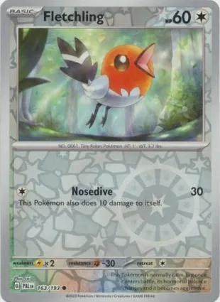 Fletchling 163/193 Paldea Evolved