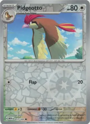 Pidgeotto 017/165 Scarlet & Violet 151