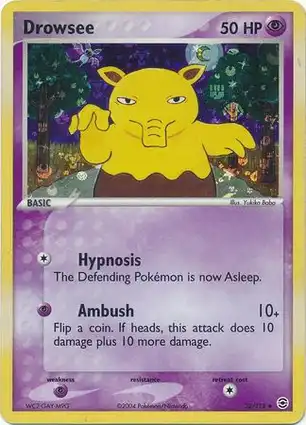 Drowzee 32/112 EX FireRed & LeafGreen