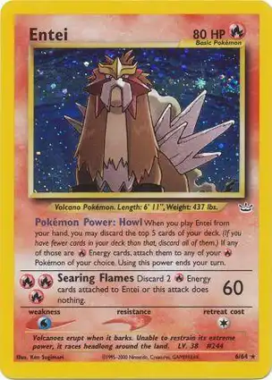 Entei 6/64 Neo Revelation