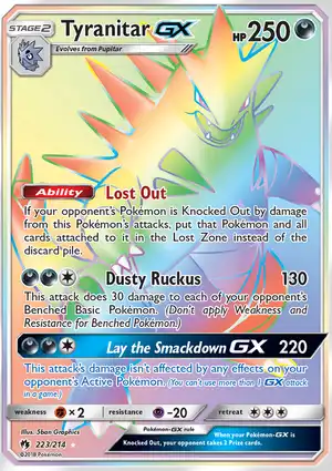 Tyranitar-GX 223/214 Lost Thunder