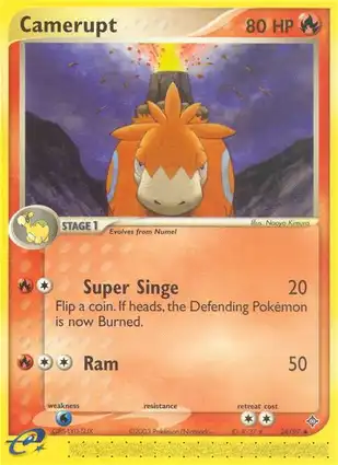 Camerupt 24/97 EX Dragon
