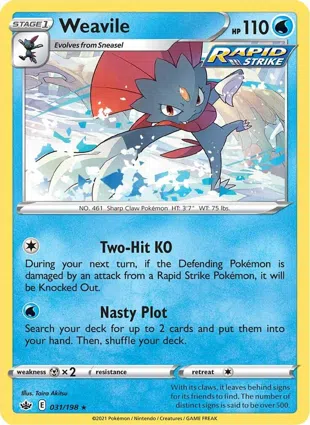Weavile 031/198 Chilling Reign
