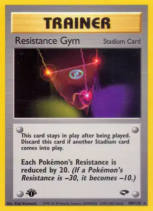 Resistance Gym 109/132 Gym Challenge 1st Edition