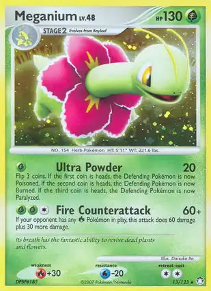 Meganium 13/123 Mysterious Treasures