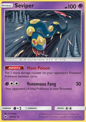 Seviper 50/147 Burning Shadows
