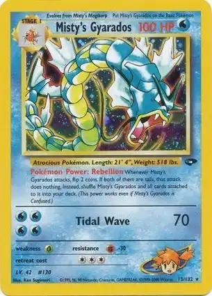 Misty's Gyarados 13/132 Gym Challenge