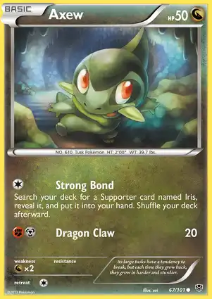 Axew 67/101 Plasma Blast